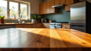comment choisir un plan de travail en bois pour une cuisine durable et élégante